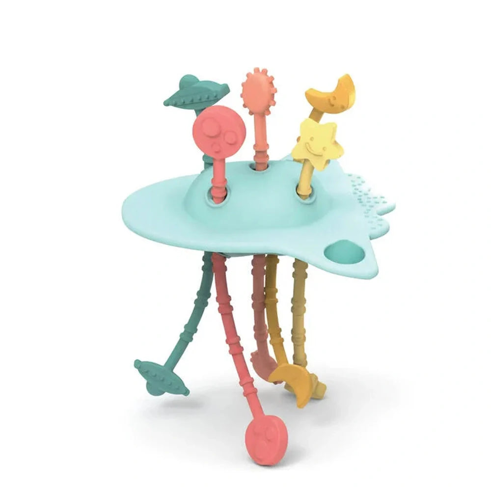 Little L Sensorisch Speelgoed - Raket Met Tentakels