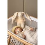 Moonie Konijn The Humming Bunny Organic 2.0 - Polar Natur | Witte Ruis Knuffel Met Lichtje