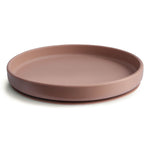 Mushie Siliconen Bord Met Zuignap - Cloudy Mauve