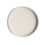 Mushie Siliconen Bord Met Zuignap - Ivory