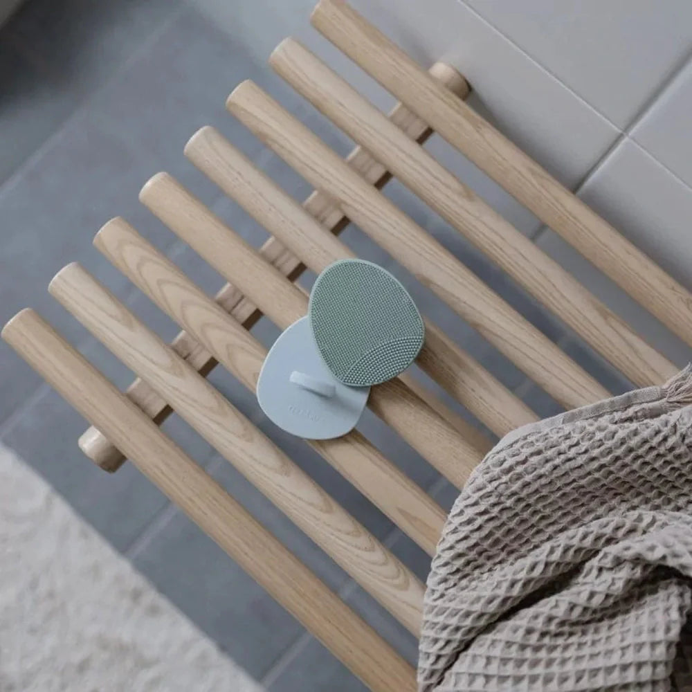 Mushie Badborstel Voor Melkkorstjes - Natural/Cambridge Blue