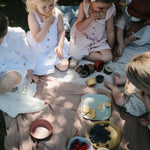 Mushie Bord 2 stuks - Vierkant/Sage