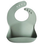 Mushie Silicone Slabbetje - Cambridge Blue