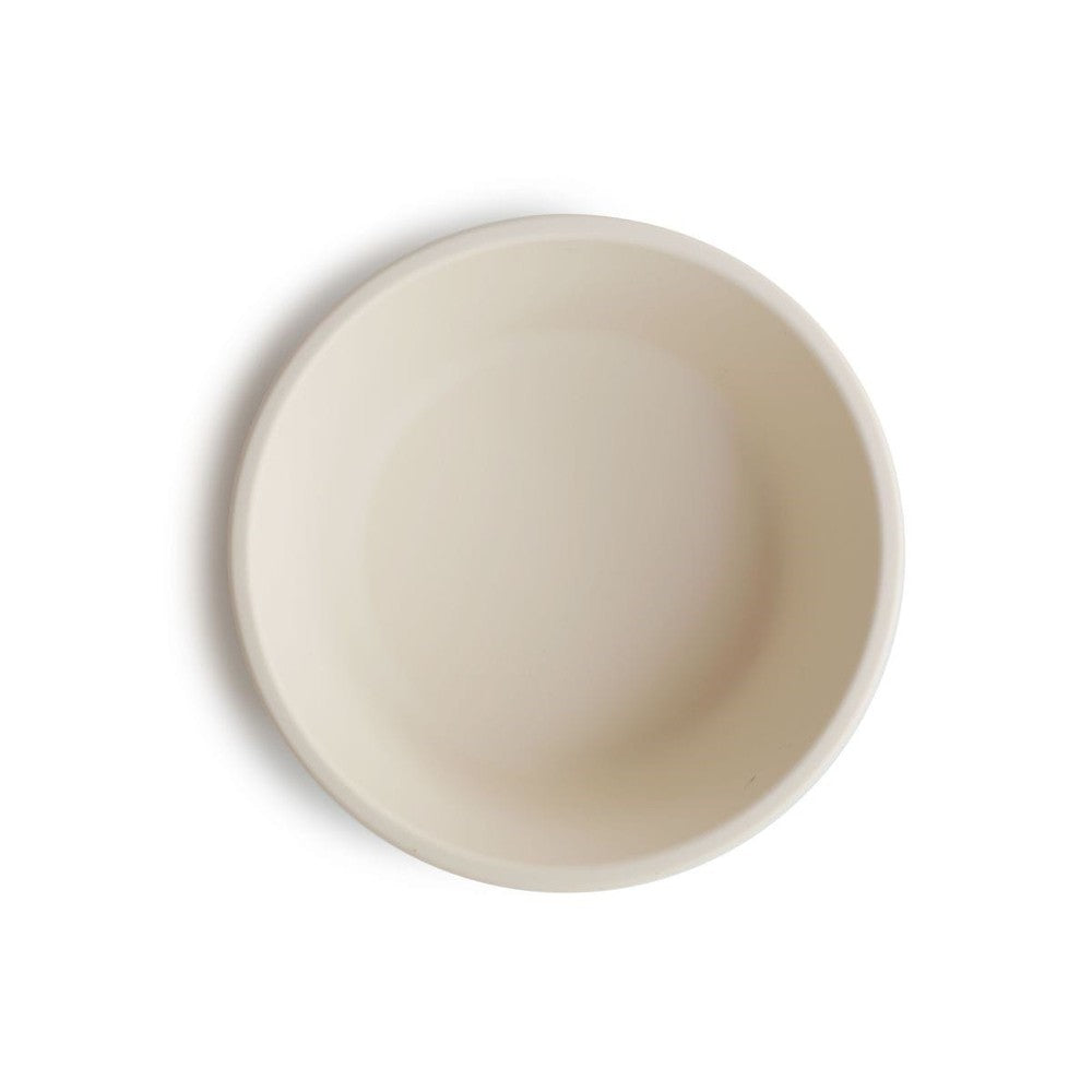 Mushie Siliconen Kommetje En Zuignap - Ivory