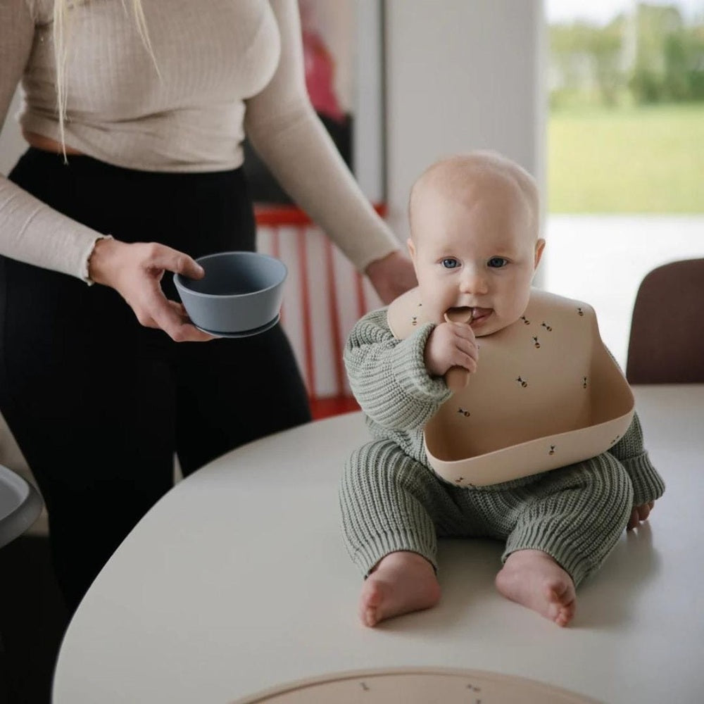 Mushie Starter Spoon Babylepel - Natural / Shifting Sand