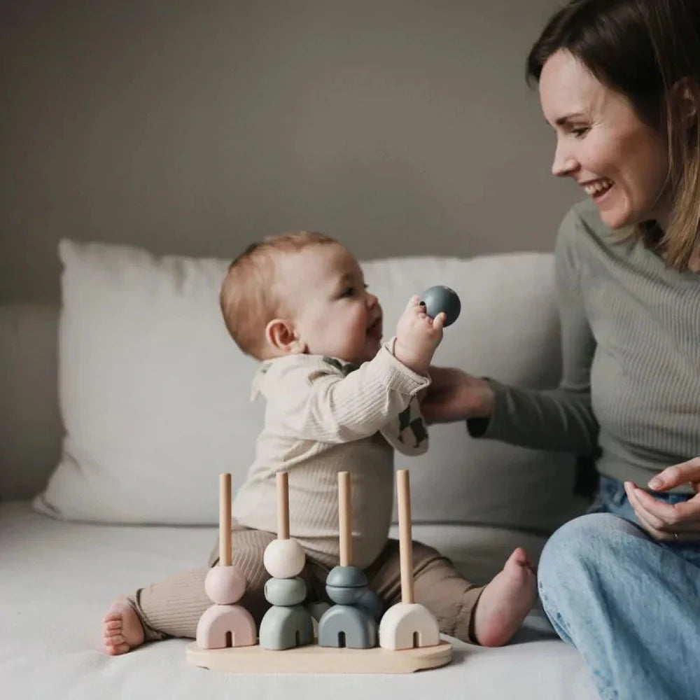 Mushie shape stacker