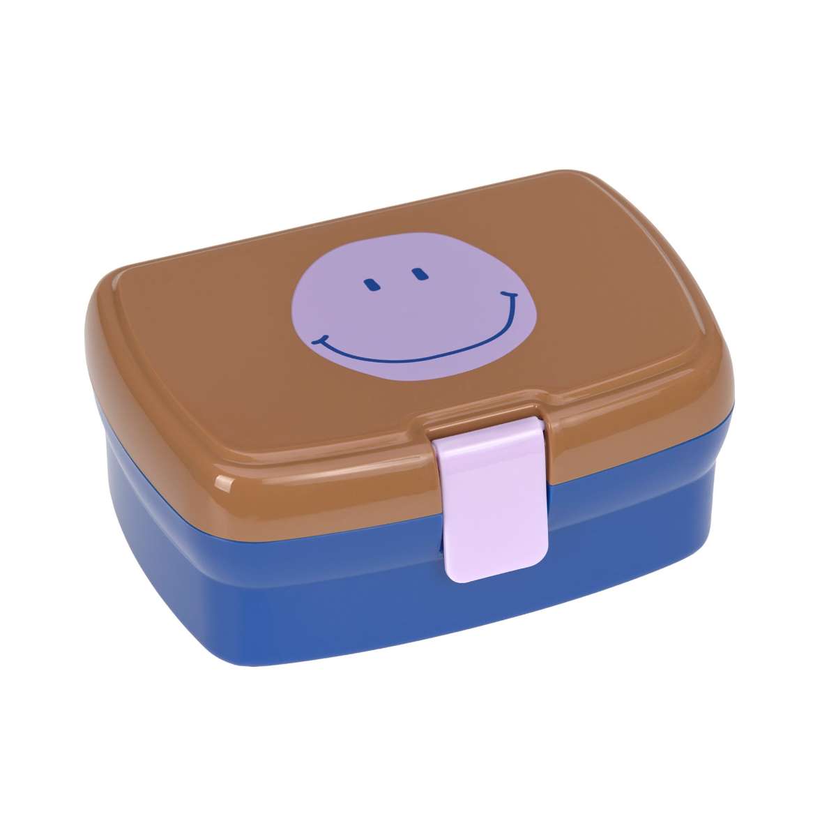 Lässig | Lunchset (Lunchbox / Brooddoos & Drinkfles) Little Gang - Smile Caramel/Blue