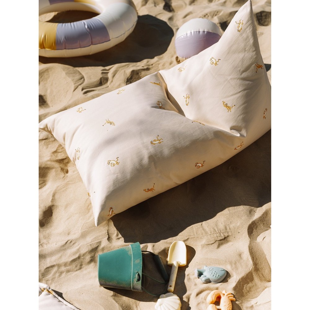 Beige Tiger Big Lounger