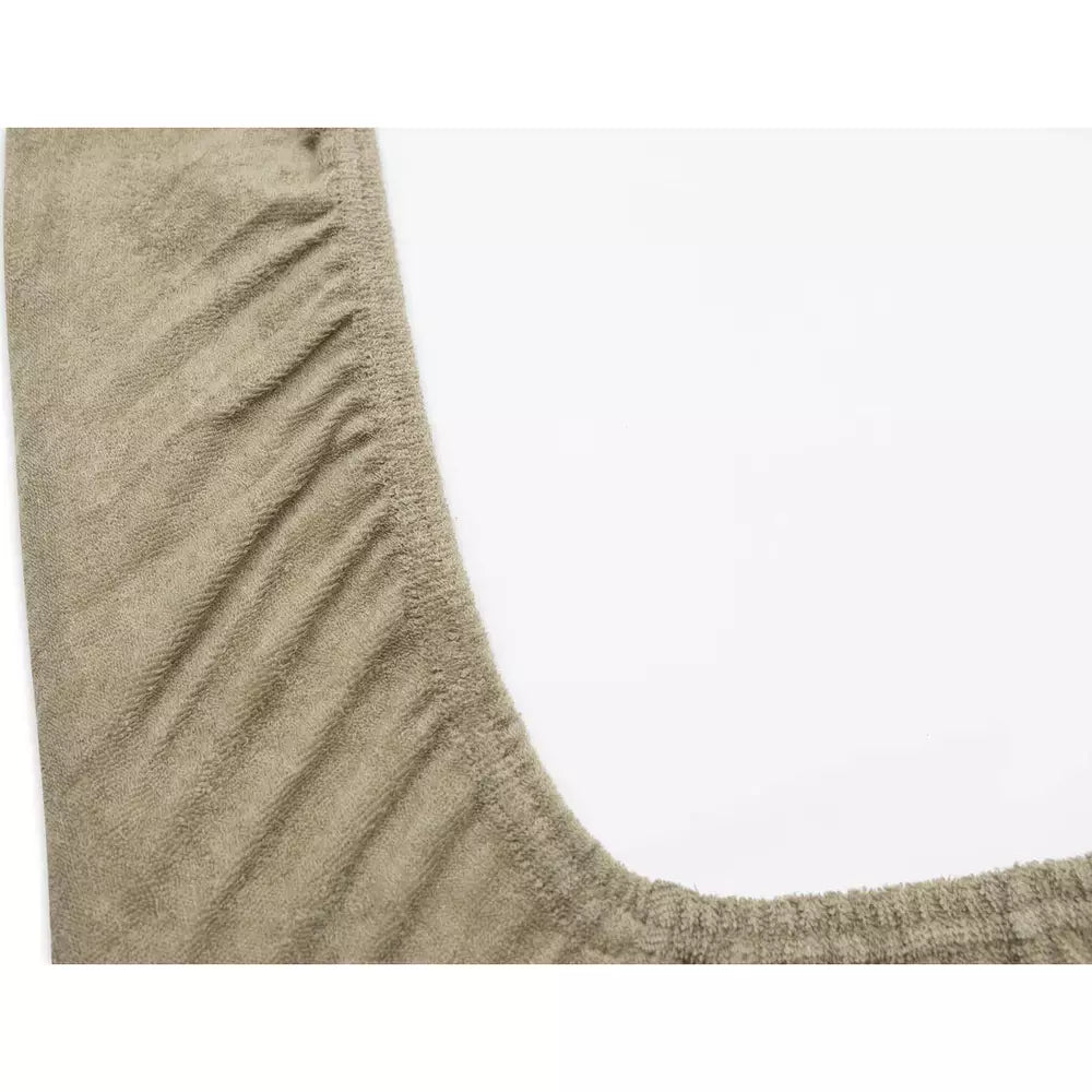 Aankleedkussenhoes badstof 50x70cm - olive green - 2pack