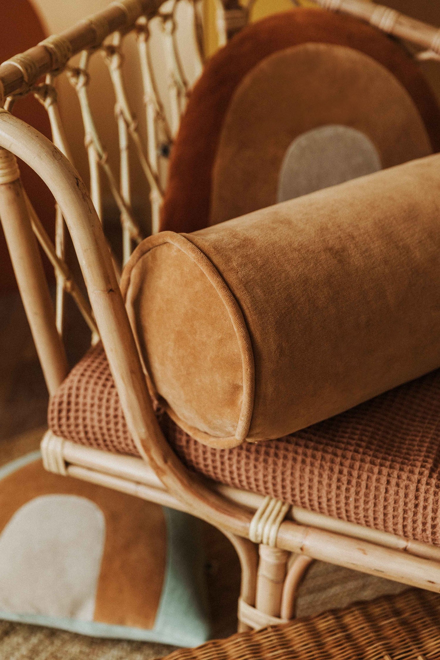 Caramel Roll Cushion